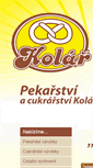 Mobile Screenshot of pekarstvi-kolar.cz